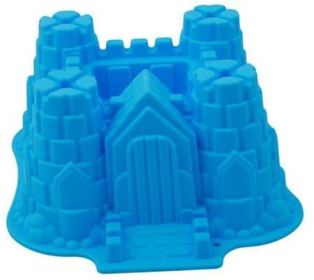 GMMH Original Molde para Cocina de Silicona Forma de Castillo XXL Molde con Forma esférica para Pan - Azul