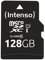 Intenso Premium Scheda di Memoria microSDXC da 128 GB Class 10 UHS-I (con Adattatore SD), Nero