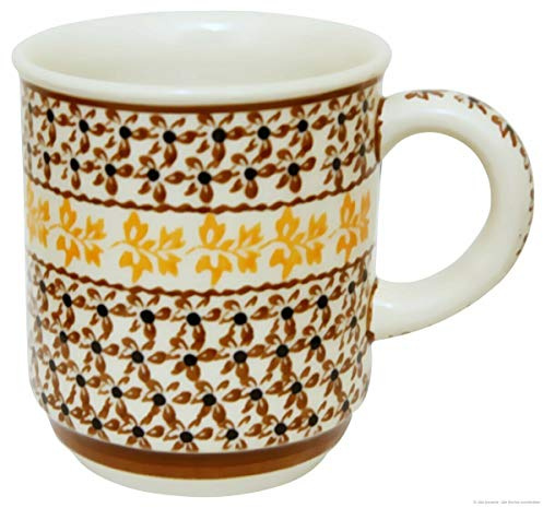 Bunzlauer keramik Original Kaffeebecher mit Henkel 250ml Dekor 973