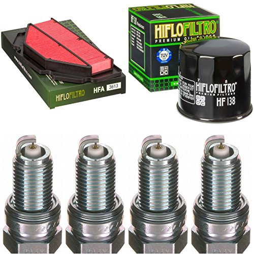 pamoto, filtro dell'olio, candele di accensione GSR 750 ZA ABS 2014-2015, kit di manutenzione