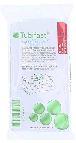 TUBIFAST 2-Way Stretch 3,5 cmx1 m rot 1 Stück