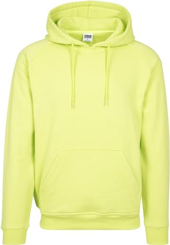 Urban Classics Herren Kapuzenpullover Blank Hoodie, Farbe frozen yellow, Größe XL