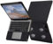 TYTX Kompatibel mit MacBook Pro 13 Hülle Zoll Leder Case 2016-2021 (A1989/A1706/A1708/A2159/A2289/A2251/A2338 M1),Laptop-Hülle Cover mit Heat-Vent und Stand Funktion, Schwarz
