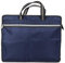Nimoa Borsa portadocumenti portatile impermeabile in tela Oxford con cerniera, borsa per riunioni d'affari(Blu)