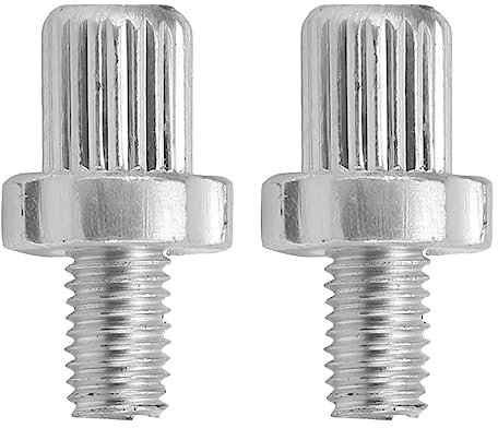Laxzo ® 2 Pcs M7 7mm Brake Lever Adjusting Regulator Screws for Mountain Road Bike MTB Bikes Cable Adjusters Bolts Brake Parts Aluminum-Alloy Silver.
