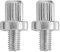 Laxzo ® 2 Pcs M7 7mm Brake Lever Adjusting Regulator Screws for Mountain Road Bike MTB Bikes Cable Adjusters Bolts Brake Parts Aluminum-Alloy Silver.
