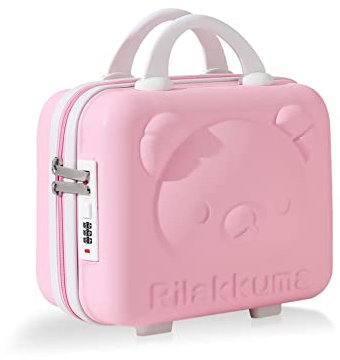 Balakaka Kosmetikkoffer mit Griff 30x15x23 cm, 10L Beautycase Damen Hartschale mit Code Wasserdicht und Verschleißfest, Kosmetikkoffer hartschale Reise für Damen Mädchen, Rosa