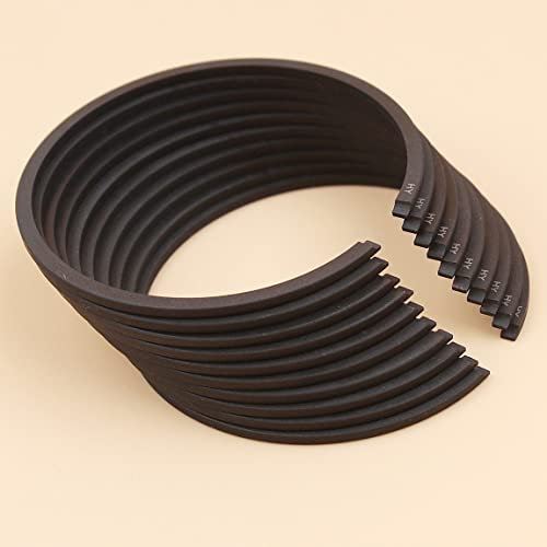 Luxuypon 10 Stück 46 mm Kolbenring passend für Husqvarna 51 55 Rancher 257 357 XP 359 EPA #503289014