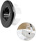 Spülbeckenüberlaufring Ersatz Schwarz Kupfer Made Basin Sink Overflow Cover Insert Hole Trim Cap Ring Round Overflow Hole Cover for Bathroom Kitchen Sink, Basin Trim Tidy Drain Cap Cover