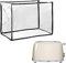 kwmobile Cubierta Compatible con Smeg TSF01CREU Funda - Cubierta Protectora Antipolvo Transparente para tostadora