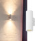 SLV ASTO TUBE UP/DOWN |Wandleuchte, Aufbauleuchte, Innenbeleuchtung für Wohnzimmer, Schlafzimmer, Küche, Diele Kinderzimmer | Aluminium, zylindrisch, max. 2x10W, weiß