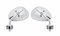 Spiegelpaar Spiegel rechts links Piaggio Vespa PX E 80 125 150 200 Arcobaleno Special 50 Universal Chrom