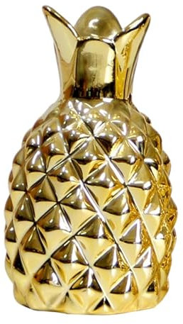 LOVIVER Ananas-Keramikvase, Blumenvase, Statue, kreative Tischdekoration, dekorative Tischvase für Regal, Geschenk, Heimdekoration, L