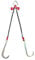 Off Road Recovery Assistance 1m V-Assembly J Hook Winch Chain Tow UK