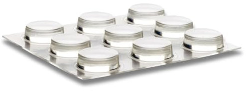 homeXpert Gummipuffer CLEAR Koni selbstklebend Ø 20 mm (Stk. 9) - Transparent - Schutzpuffer, Anschlagpuffer, Türpuffer sowie Anschlagdämpfer für Schranktüren oder als Antirutsch pads Gummifüße