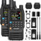 TIDRADIO TD-H3 Ham Radio, Air Band Reception, Type C &Wireless Programming Walkie Talkies for adults, Frequency Match,Dual Band Two Way Radio, Long Range Handheld Amateur Radio for Camping -2 Pack