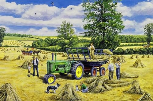 CYQFEZ Puzzle 1000 Teilen Farm Car Poster Colorful Ability Game Für Die Ganze Familie Erwachsene Tk25Qz