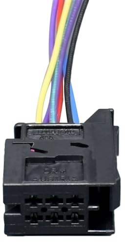 Rear Plug Rear Tail Light Connector, Rear Tail Light Plug Wiring Connector 6Q0937702 for Au-di A1 2010-2018 Q3 2011-2018 Harness Loom Repair Pre Wired
