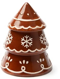 Excelsa Wonderful Ginger Keksdose in Form einer Tanne, aus Keramik, Lebkuchendekoration