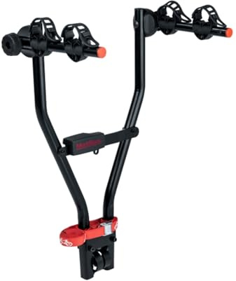 Mont Blanc Porte-vélos d'Attelage TowQuick - 2 Vélos | Porte-vélos d'attelage, 2 vélos. Système ciseaux Quick Release, pré-monté, blocs cadres indépendants, design compact.