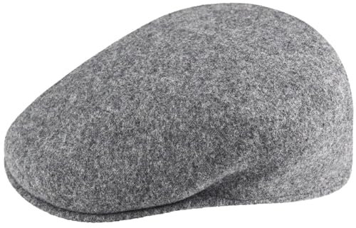 Kangol Herren Schirmmütze Wool 504, Grau (Flannel), XL