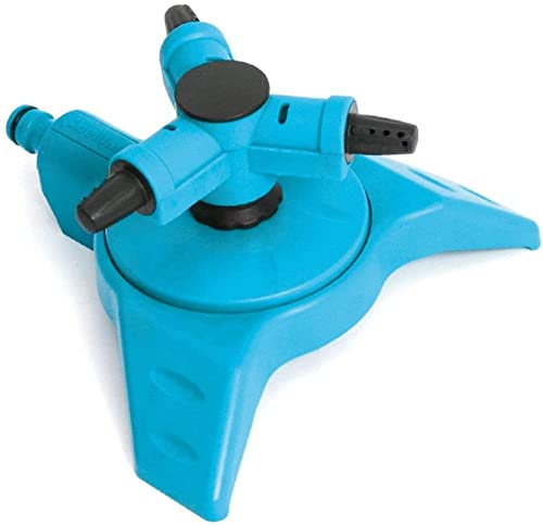 CELLFAST Drehsprenger Gartensprinkler Rasensprenger Für Rasen Blumen Pflanzen 12 Düsen Twister Basic