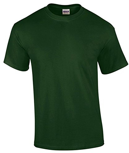 Gildan Mens Heavy Cotton Short Sleeve T-Shirt (2XL) (Forest Green)