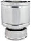 Fumaiolo Lot de 4 verres à double paroi en acier inoxydable I 316 et 304 – Tête de cheminée aspirateur, 150 – 200