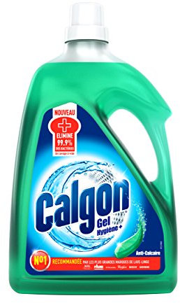 Calgon Antibacterial Washing Machine Cleaner and Water Softener Gel, 750ml, pack of 2, Kills 99.9 Percent of Bacteria in Your Washing Machine, Limescale and Rust Remover, Deep Clean
