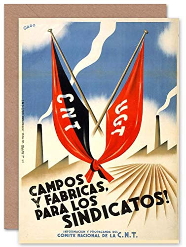 Wee Blue Coo Spanischer Bürgerkrieg Cnt Fai Field Factory Geburtstagskarte