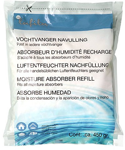Nachfüll-Granulat für Luftentfeuchter, 450 g Beutel aus Vlies, neutral