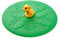 Lurch 210837 Mein Deckel Wild Life Löwe, Glasabdeckung aus BPA-freiem Premium-Platin-Silikon, Ø 10,5cm