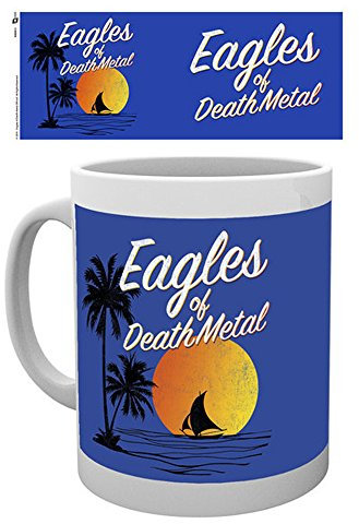 empireposter Eagles of Death Metal - Sunset - Keramik Tasse - Größe Ø8,5 H9,5cm + 1 Lizenz Keramik Tasse - Größe Ø8,5 H9,5 cm