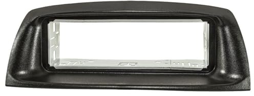 tomzz Audio 2414-085 Radioblende Metallschacht kompatibel mit FIAT Punto 188 1999-2005 schwarz