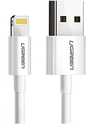 UGREEN Câble Lightning vers USB 2,4 A US155, 1,5 m (blanc)