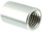 Eisenwaren2000 | M6 x 40 mm Rundmuffe (20 Stück) - Gewindemuffen rund - Edelstahl A2 V2A - rostfrei