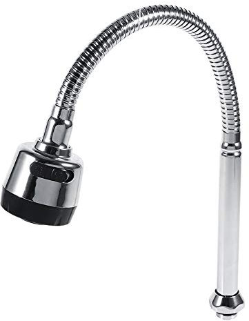 Robinet De Cuisine Bec Robinet Cuisine Raccord Pour Robinet De Cuisine- MAGT 1x 304 Bec Pivotant En Acier Inoxydable Robinet D'évier De Cuisine Raccords De Tuyaux Connexion À Une Poignée