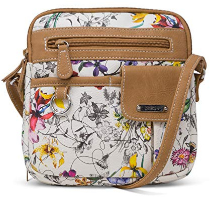 MultiSac North South Mini Zip Around Crossbody Bag, Borsa a Tracolla Donna, Taglia Unica