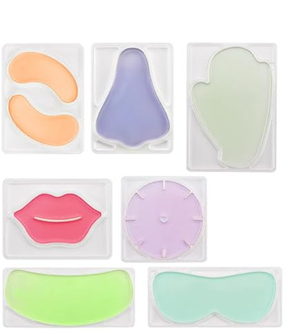 Gesichtsmasken Selber Machen, Masken Selber Machen, 7 Arten Gesichtsmaskenform, Wiederverwendbar Zur Verwendung mit einem Gesichtsmaskengerät Erforderlich Für die Hautpflege