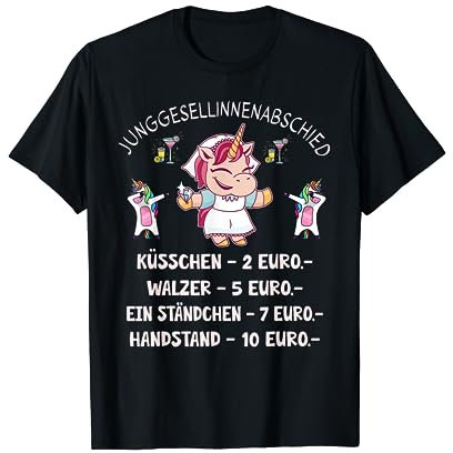 JGA Bauchladen Junggesellinnenabschied Poltern Braut Frauen T-Shirt