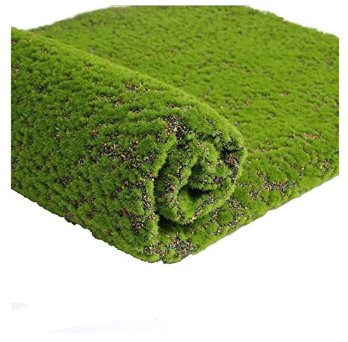 Aoisavch Rollrasen Kunstrasen, 1x1m Moos Wand DIY Moos for Topfpflanzen Mini Garten Mikro Landschaft Dekoration, 6 Styles (Color : A, Size : 3.28'x3.28'/1x1m)