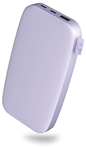 Fresh 'n Rebel Powerbank 18000mAh - USB-C in & Out - Schnelles Aufladen (Fast Charge 20W) - 6 Sicherheitsmerkmale - Tragbarer externer Akku für iPhone und Android (Dreamy Lilac)