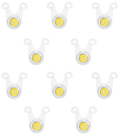 Irfora Lichterkette,10 Stück Zeltschnur Lichtschutzseil Behänge Lichter Outdoor Camping Umgebungslicht IPX4 Wasserdicht