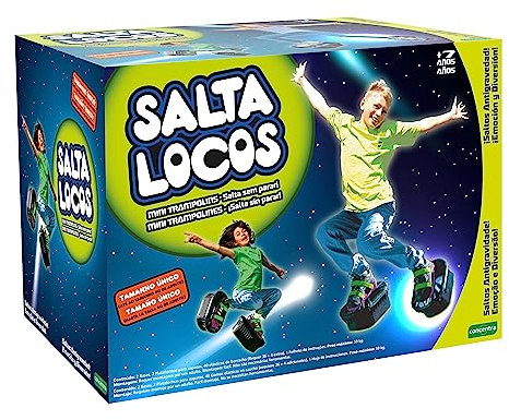 Salta Locos Mini-Trampoline, Schwarz, Einheitsgröße (CONCENTRA 126630)