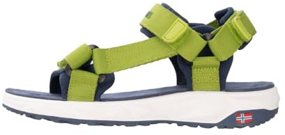Trollkids Kids Lysefjord Sandal | Leicht, Individuell verstellbare Klettverschlüsse, Sohle mit Dämpfung, Microfaser-Fußbett