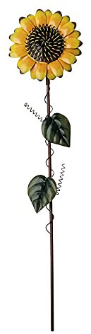 Garden Decoration Figures Cast Iron Garden Pepper Decoration Sunflower Decoration Art Decor Garden for Garden Metal Outdoor Patio & Garden (asshow, One Size)