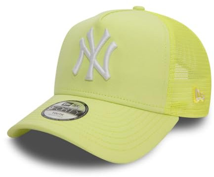 New Era Kinder Trucker Cap - New York Yankees Lime Green - Y