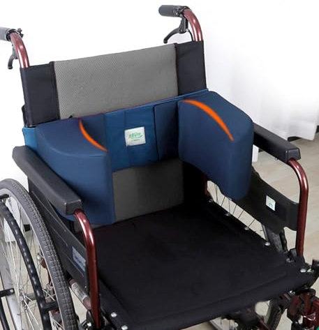 Soporte Lateral para Silla De Ruedas, Cojín De Apoyabrazos De Apoyo Lateral para Silla De Ruedas Ajustables Almohadilla Reclinable para Silla De Ruedas para Camas De Enfermería