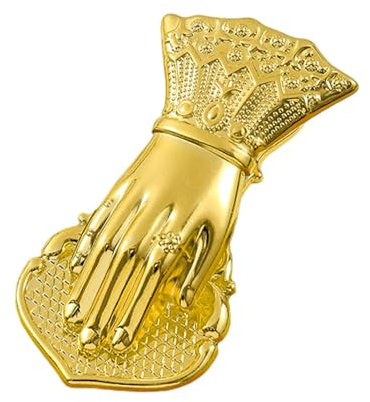 Xijobido Tagebuchklammern Vintage, handgeformte Buchklammer, Lady's Hand Shape Traveler Notebook Supplies Clip, Dekorative Buchklammern, Lesezeichen, Junk-Journal-Clip, Papierseitenhalter für