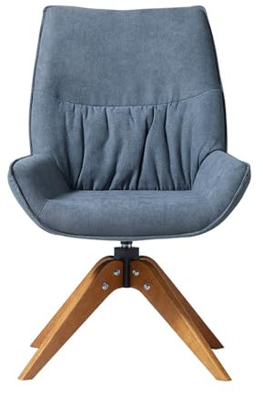 Vielllliving Armlehnstühl 360° drehbar Esszimmerstühle drehbar Essstüuhl Küchenstühl Polsterstühl Armlehnstühl für Esszimmer Küche Dunkelgrau